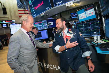 Kelsey Grammer at the NYSE